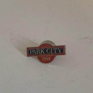 Vintage Park City Enamel Pin